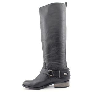 Coach Natale Black Riding Boot Black sz 7.5